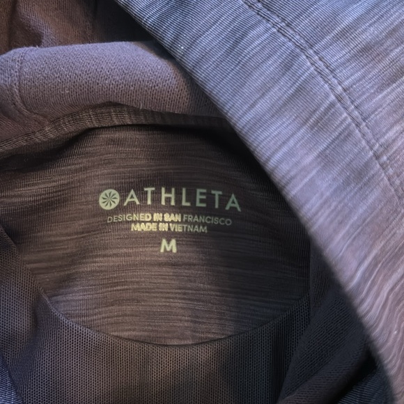 Athleta purple crossover back sweatshirt - Picture 4 of 7